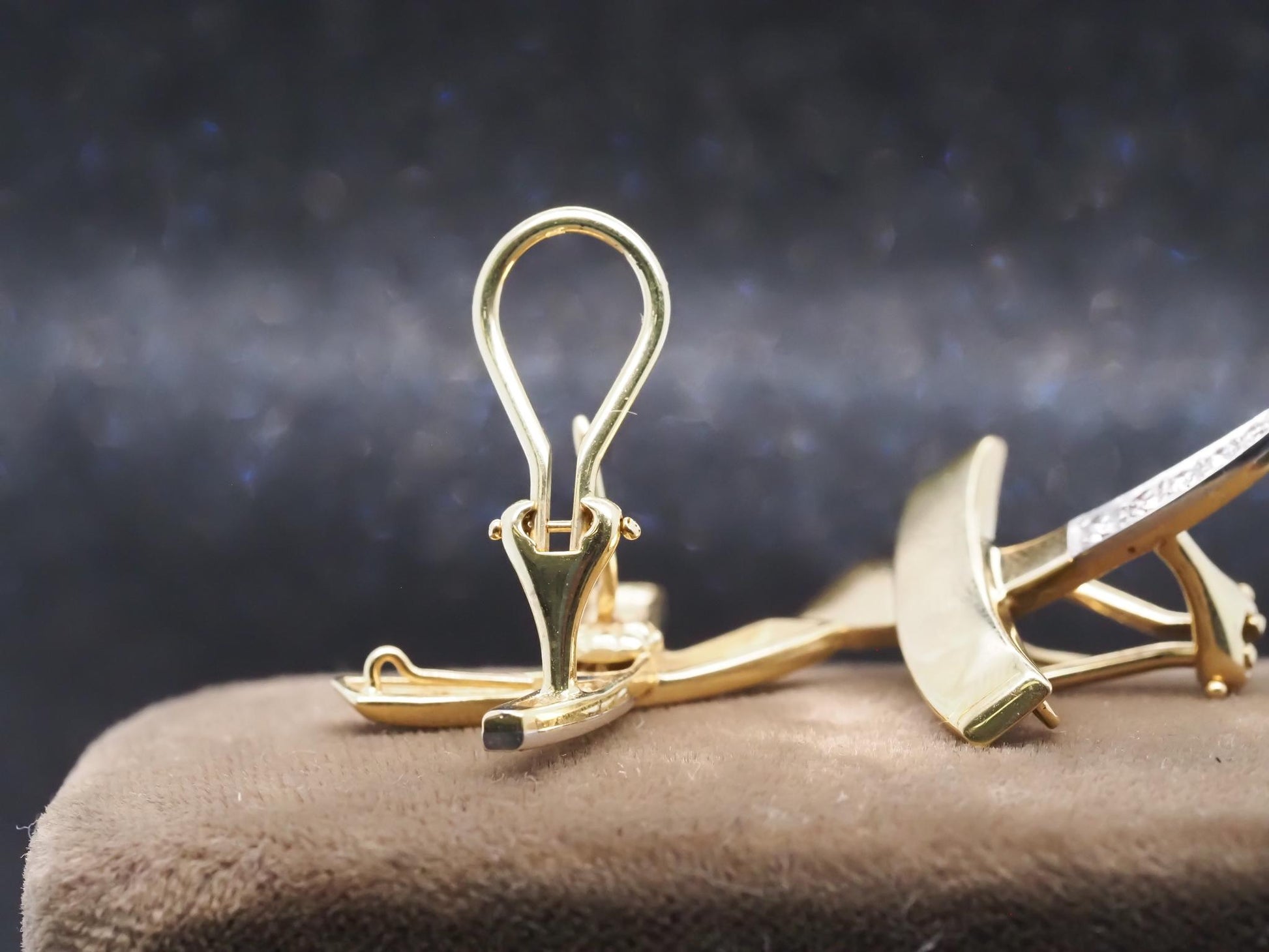Estate Vintage Tiffany & Co. Paloma Picasso X Diamond Earrings - VHK#885b