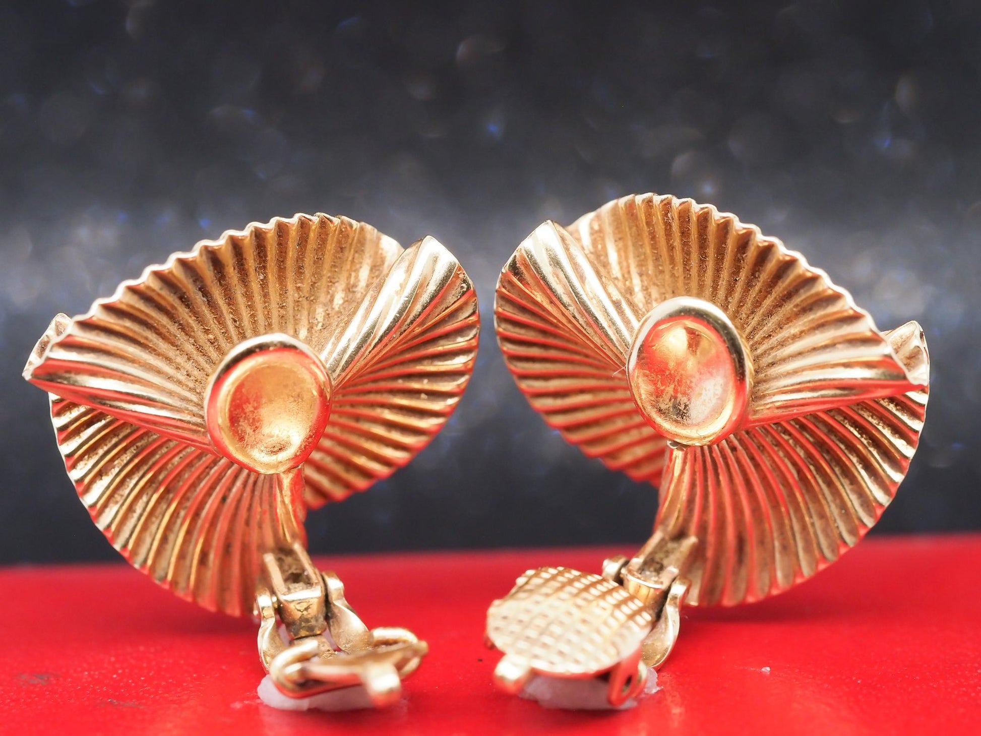 Estate George Schuler for Tiffany & Co. 14K Yellow Gold Earrings - VHK#699b