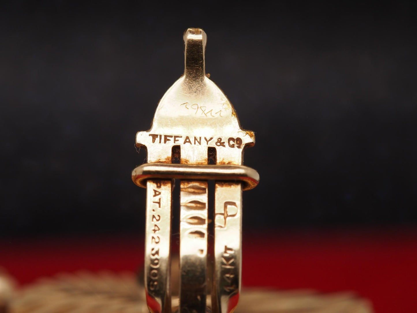 Estate George Schuler for Tiffany & Co. 14K Yellow Gold Earrings - VHK#699b