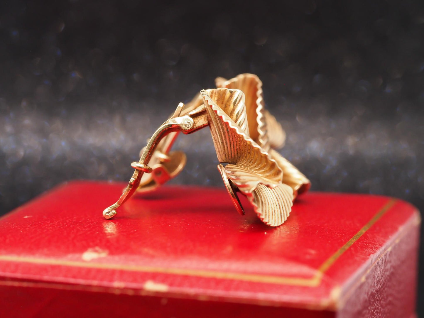 Estate George Schuler for Tiffany & Co. 14K Yellow Gold Earrings - VHK#699b