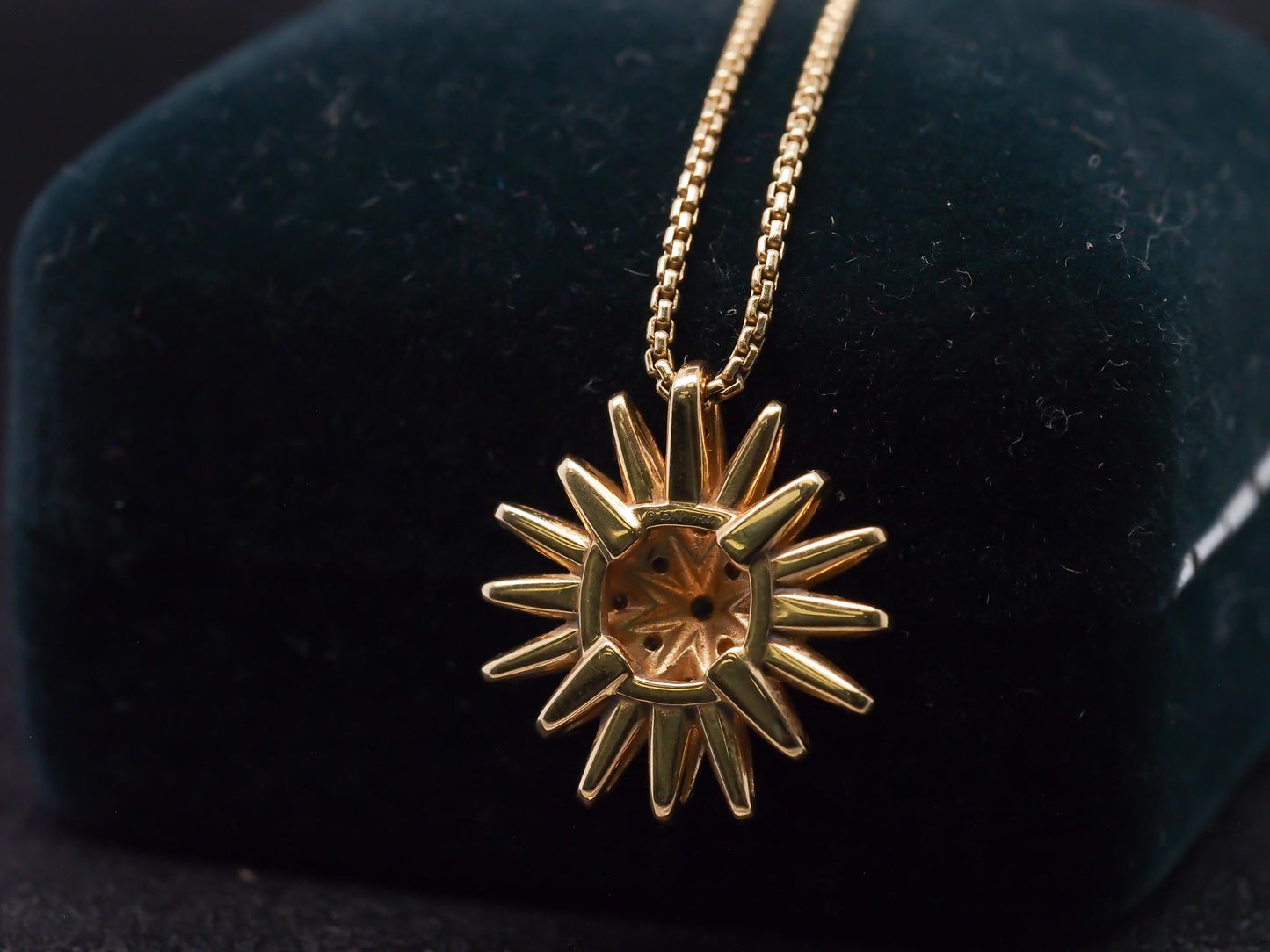 Estate David Yurman Starburst Pendant Necklace 20mm - VHK#948a