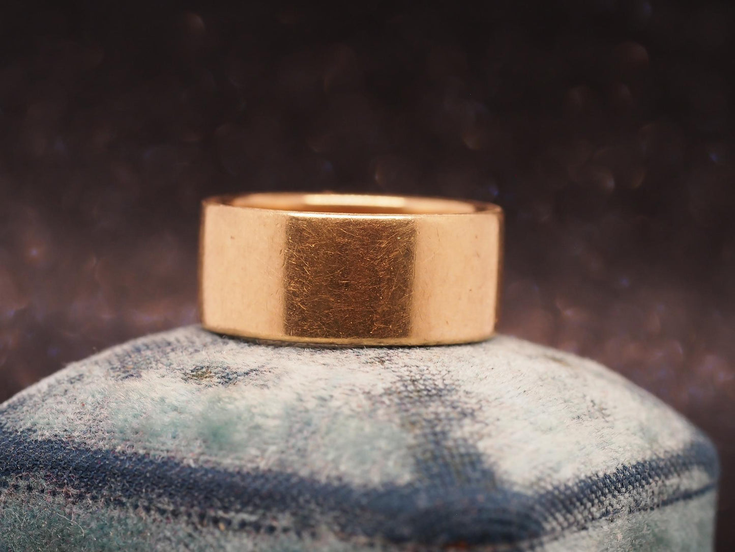 Estate Vintage 14K Yellow Gold Tiffany & Co. Wide Band -  VHK#1025