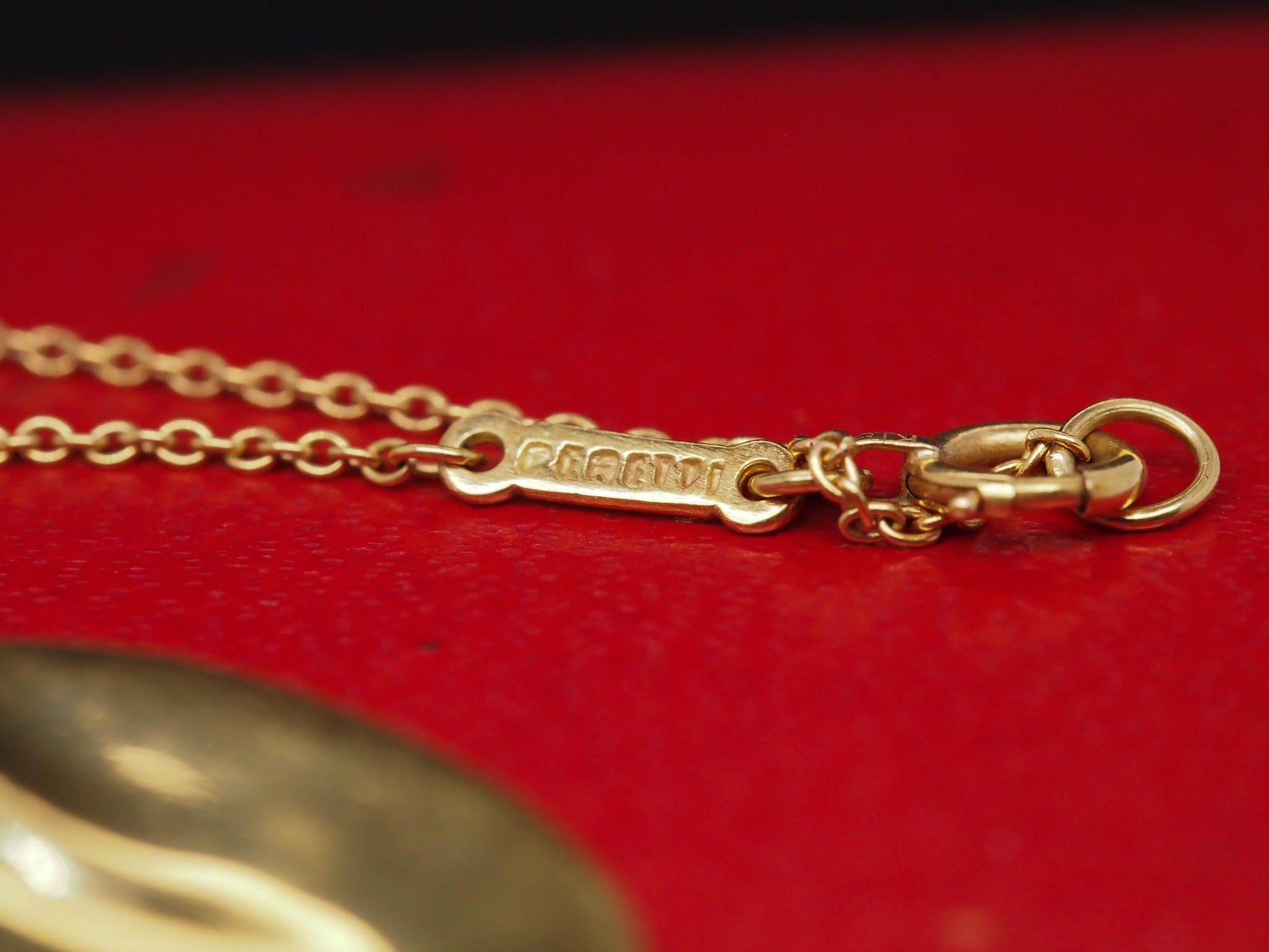 Estate 18K Yellow Gold Tiffany & Co. Madonna Pendant Necklace - VHK#1027