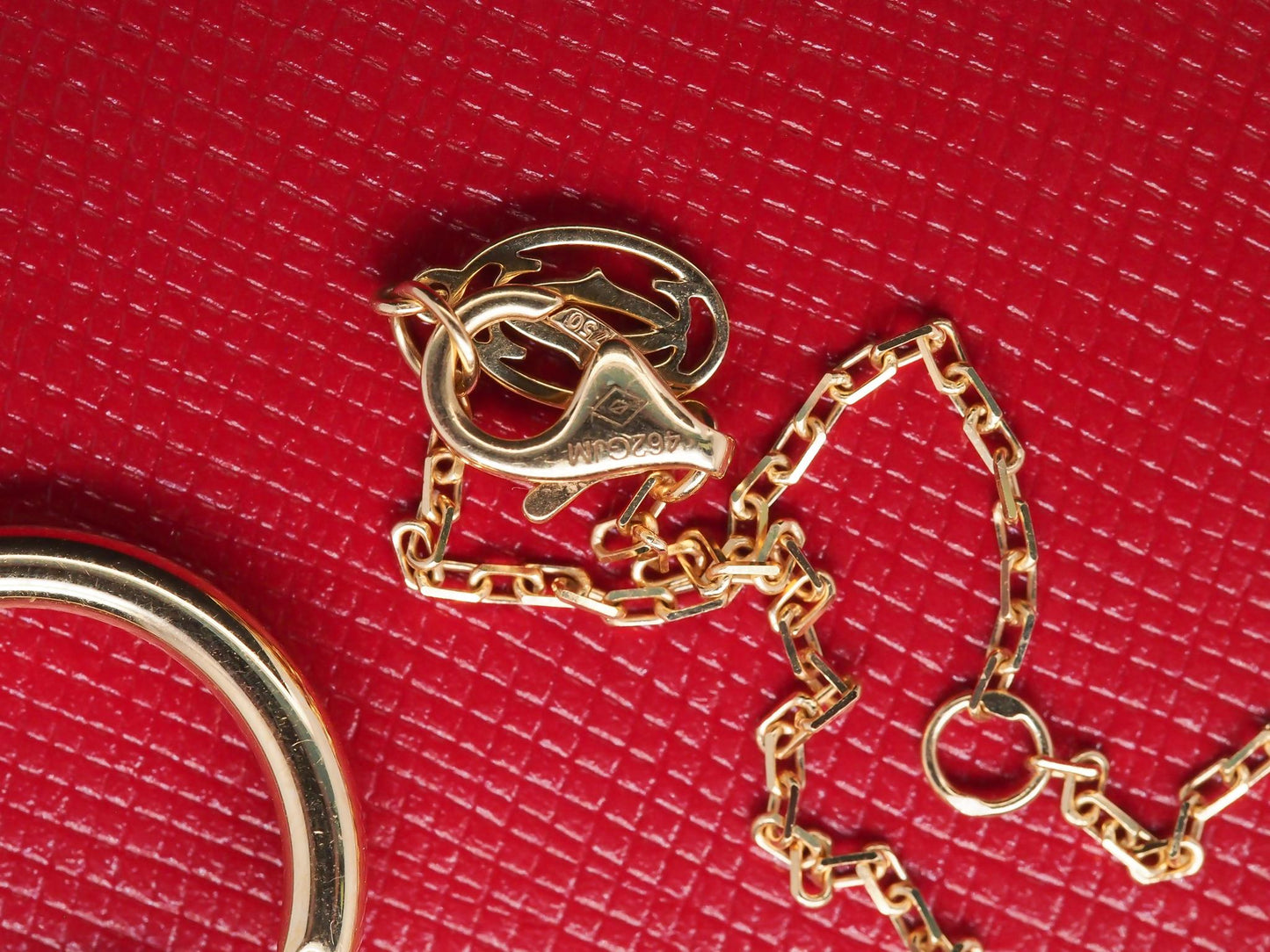 Estate 18K Yellow Gold Cartier Juste un Clou Pendant, Diamonds - VHK#765A