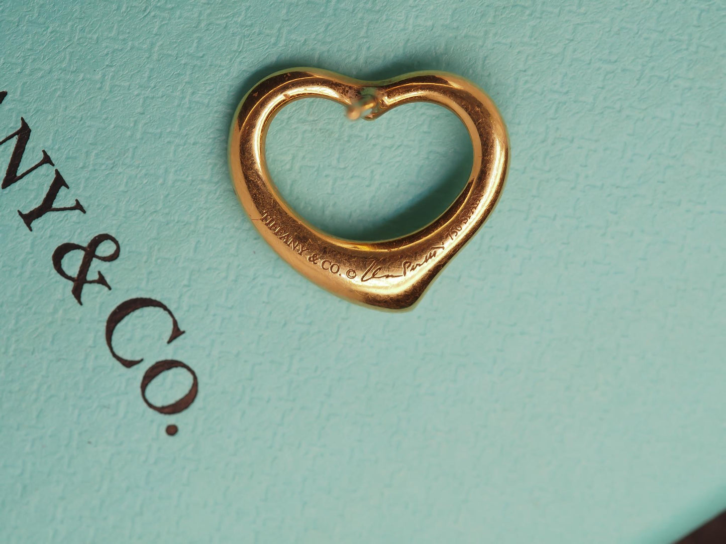 Estate 18K Tiffany & Co. Yellow Gold Heart Earrings - VHK#186B