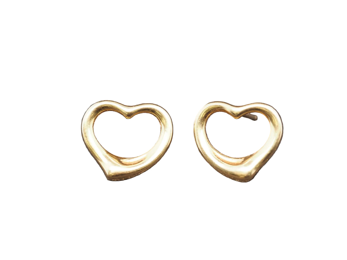 Estate 18K Tiffany & Co. Yellow Gold Heart Earrings - VHK#186B