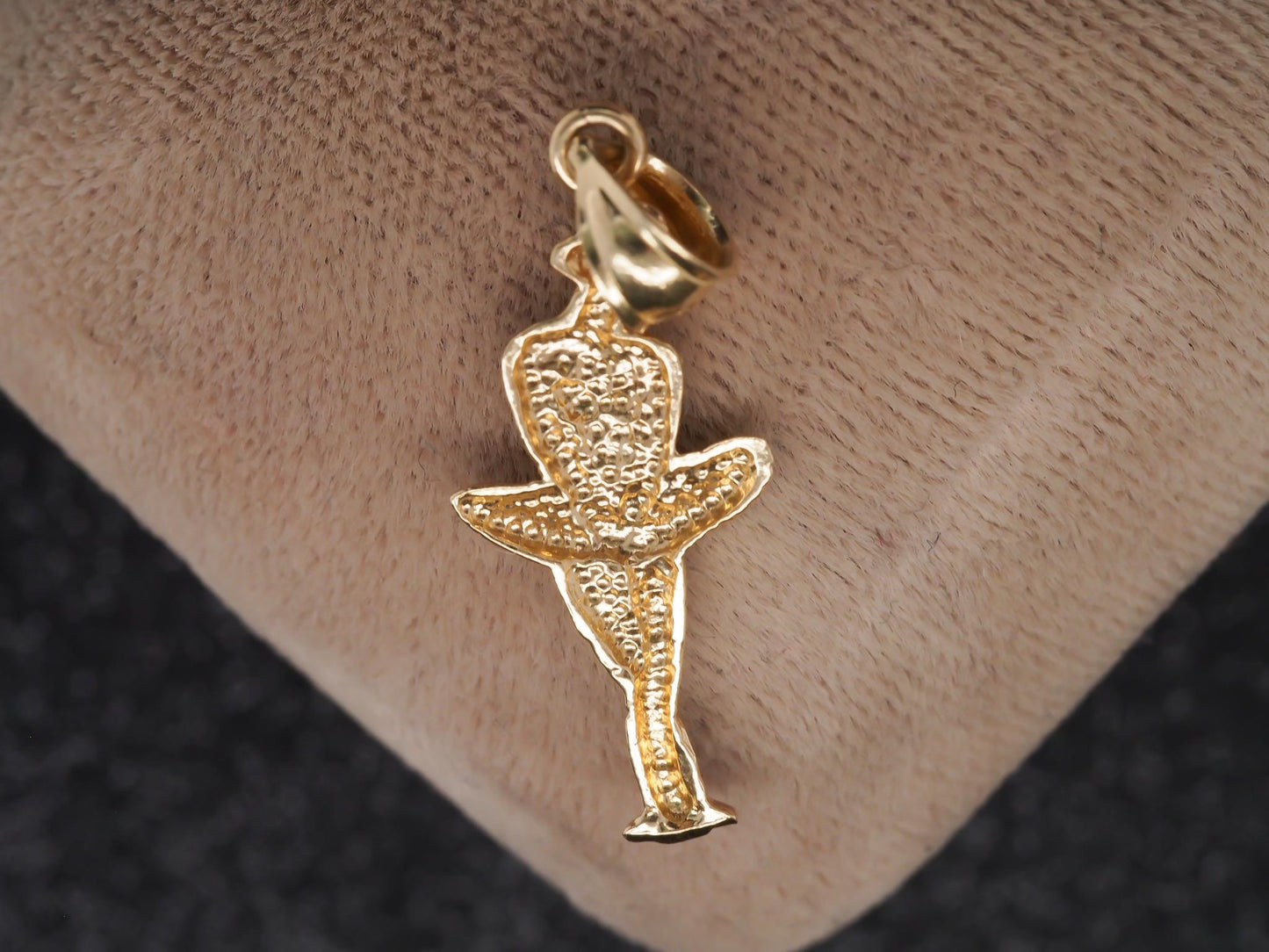 14K Yellow Gold Ballerina Pendant - VHK#43