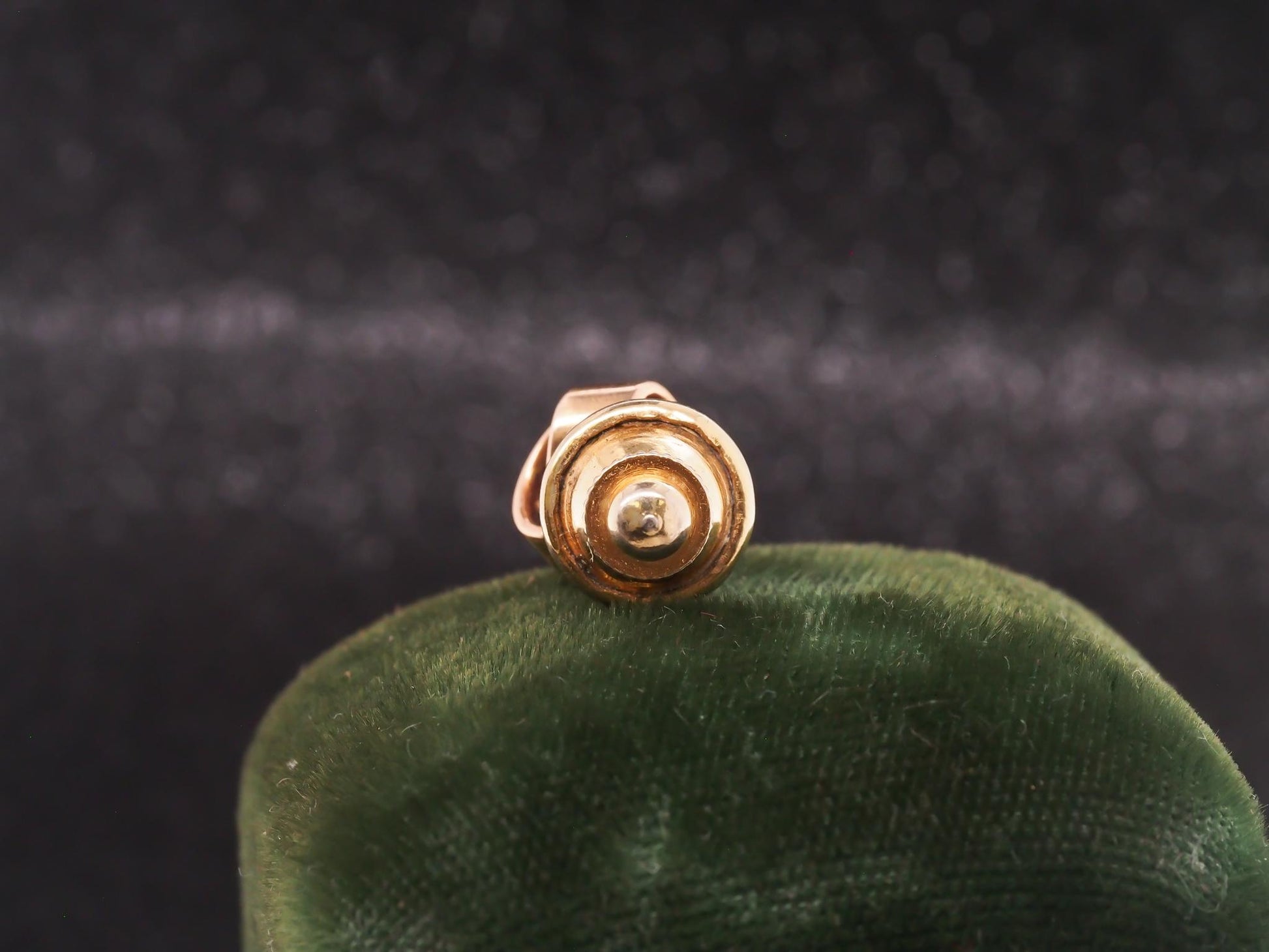 1920s 14K Rose Gold & Old Miner Diamond Pin / Tie Tack - VHK#57