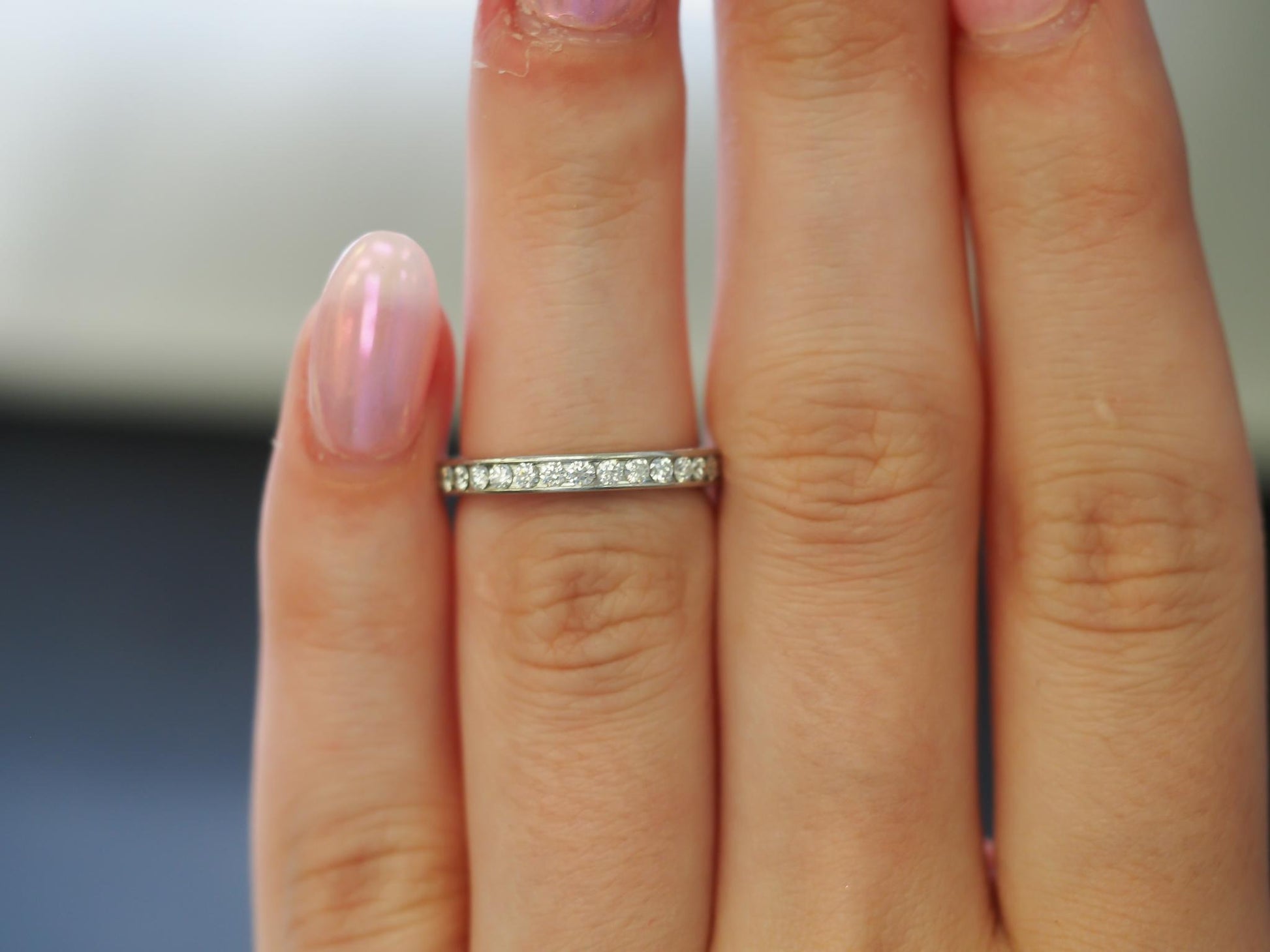 Platinum Tiffany & Co Diamond Eternity Band - VHK#148