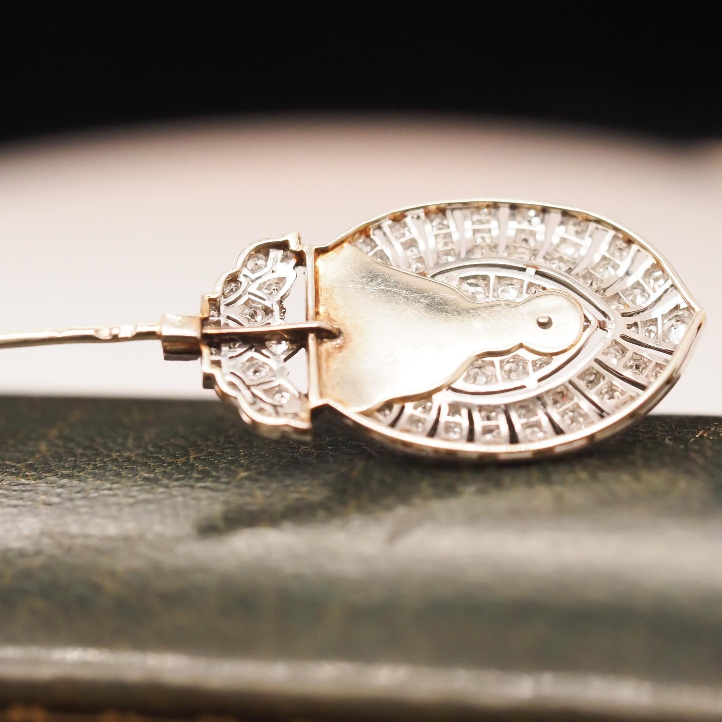 Circa 1900s Theodule Boudier French Jabot Pin with Buddha - VHK#683