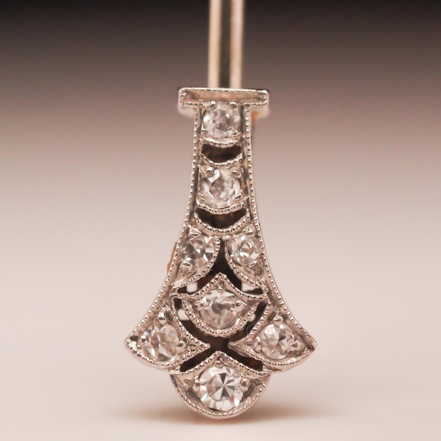Circa 1900s Theodule Boudier French Jabot Pin with Buddha - VHK#683