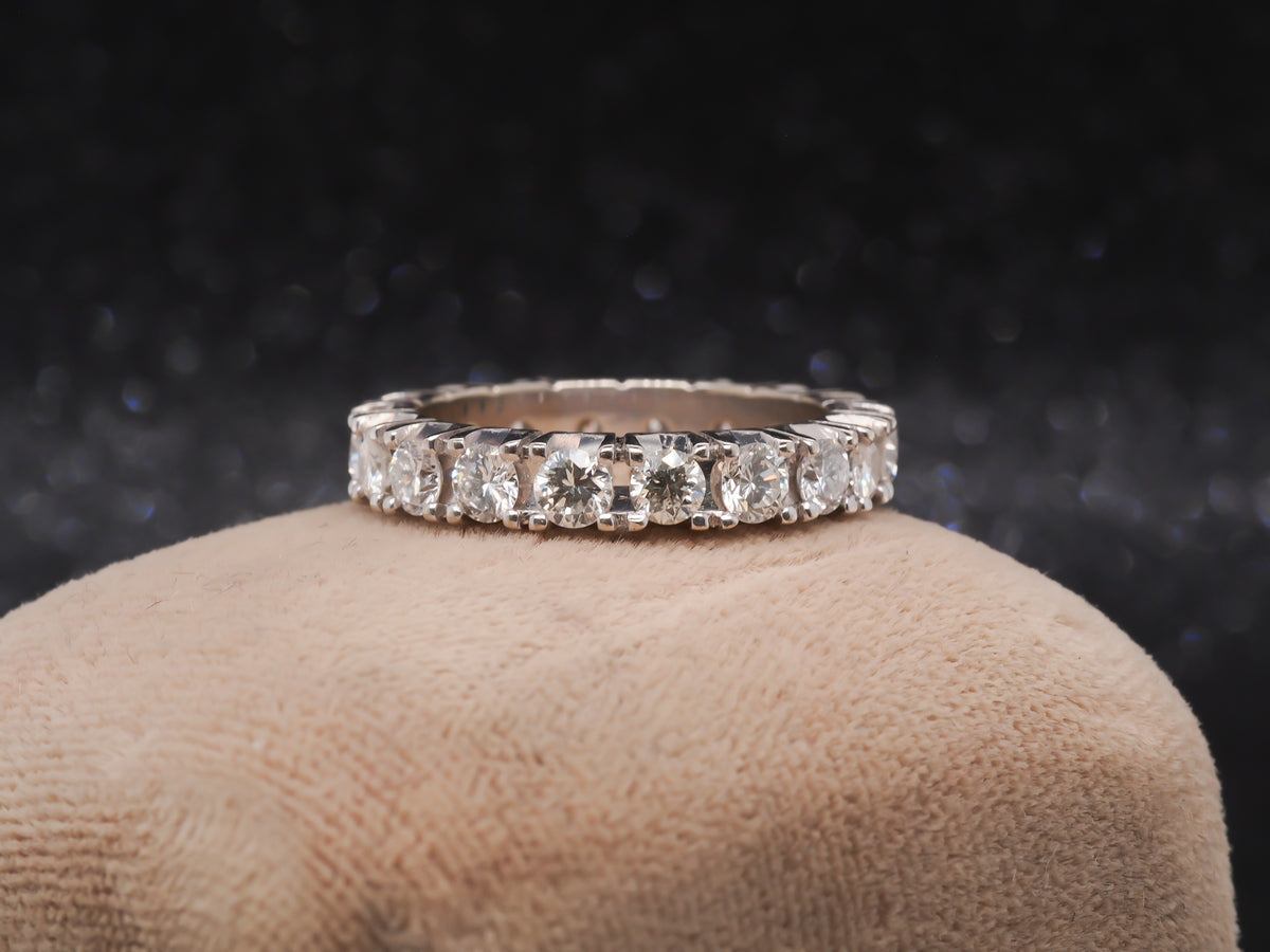 18k White Gold 2cttw Diamond Eternity Band - VHK#155