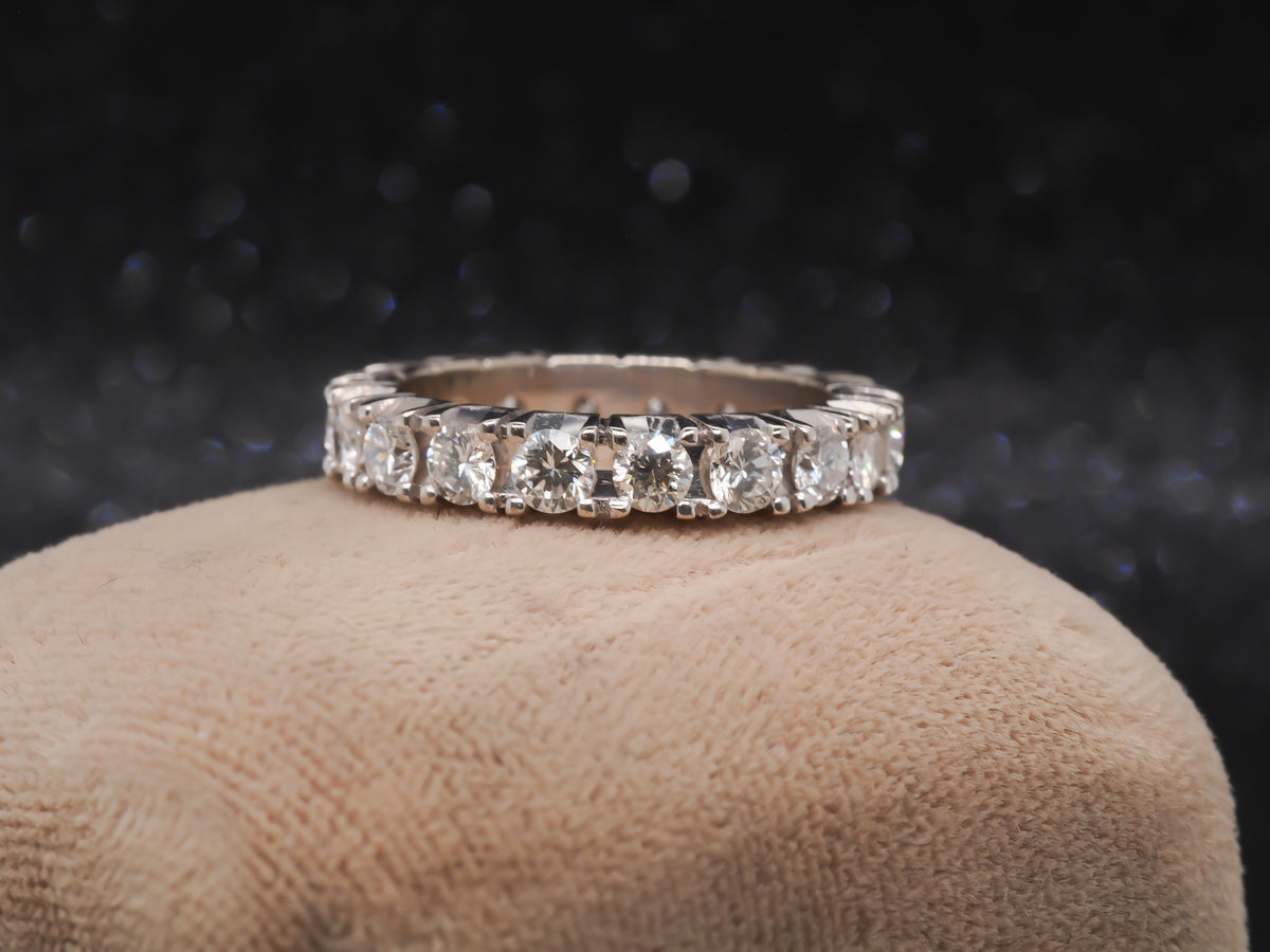 18k White Gold 2cttw Diamond Eternity Band - VHK#155