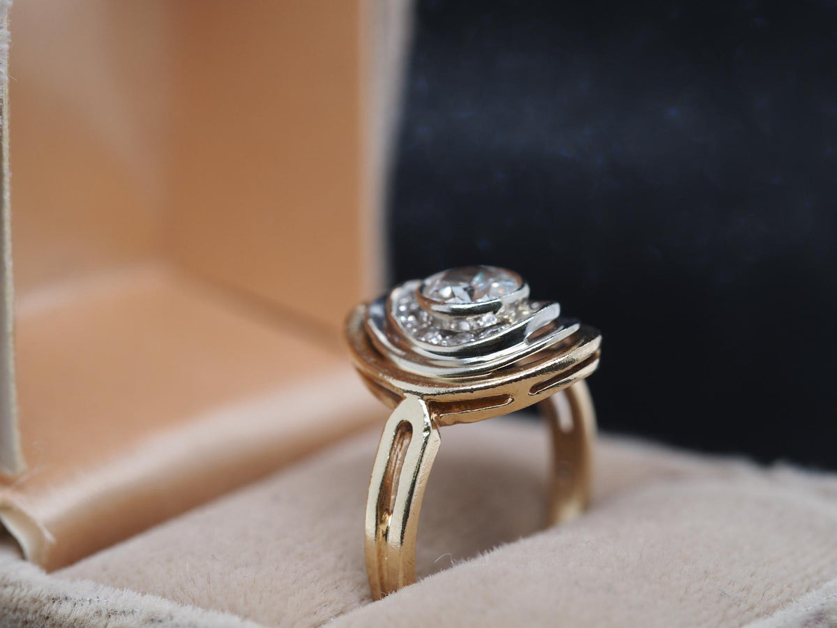 .70ct Transitional Round Engagement Ring, Circa 1950s - VHK#151