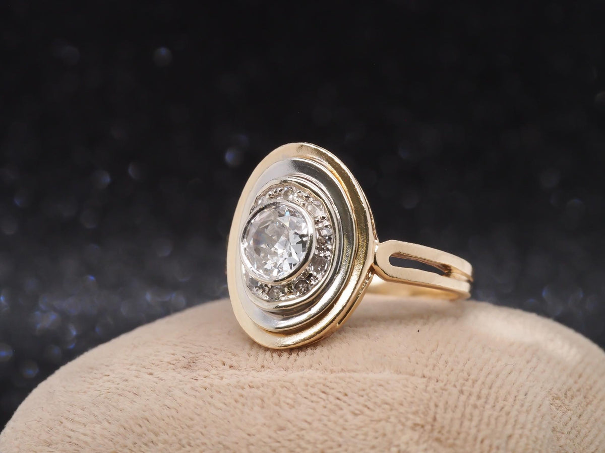 .70ct Transitional Round Engagement Ring, Circa 1950s - VHK#151
