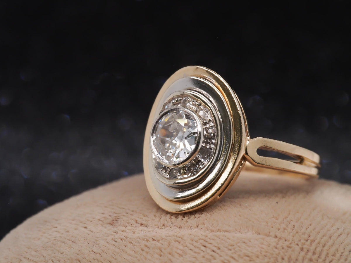.70ct Transitional Round Engagement Ring, Circa 1950s - VHK#151