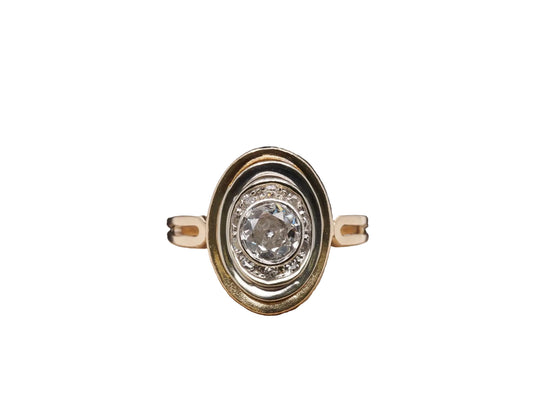.70ct Transitional Round Engagement Ring, Circa 1950s - VHK#151