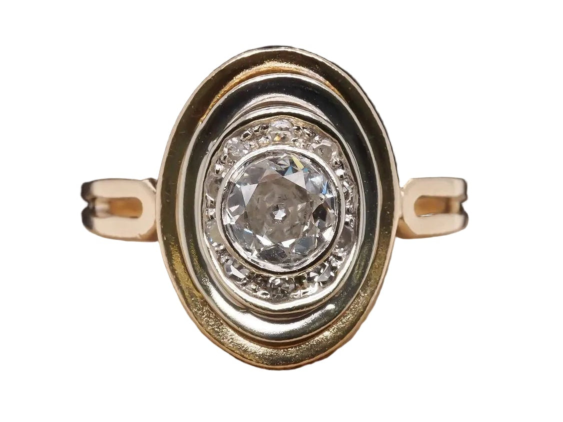 .70ct Transitional Round Engagement Ring, Circa 1950s - VHK#151