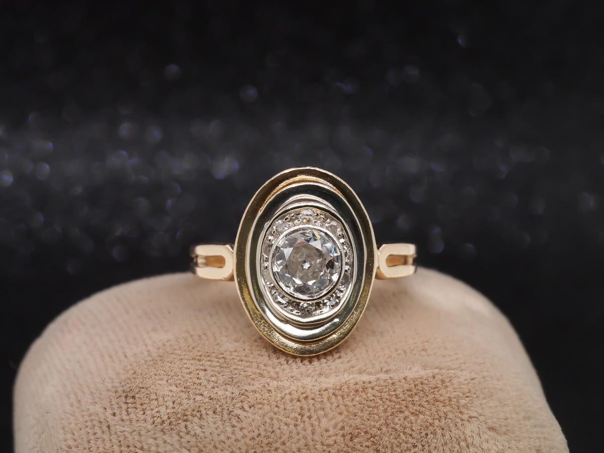 .70ct Transitional Round Engagement Ring, Circa 1950s - VHK#151