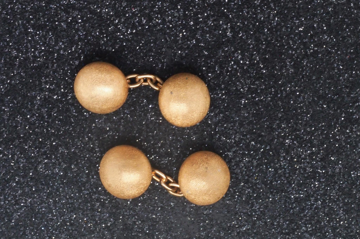 Estate Vintage MARIO BUCCELLATI 18k Yellow Gold Cufflinks - VHK#88c