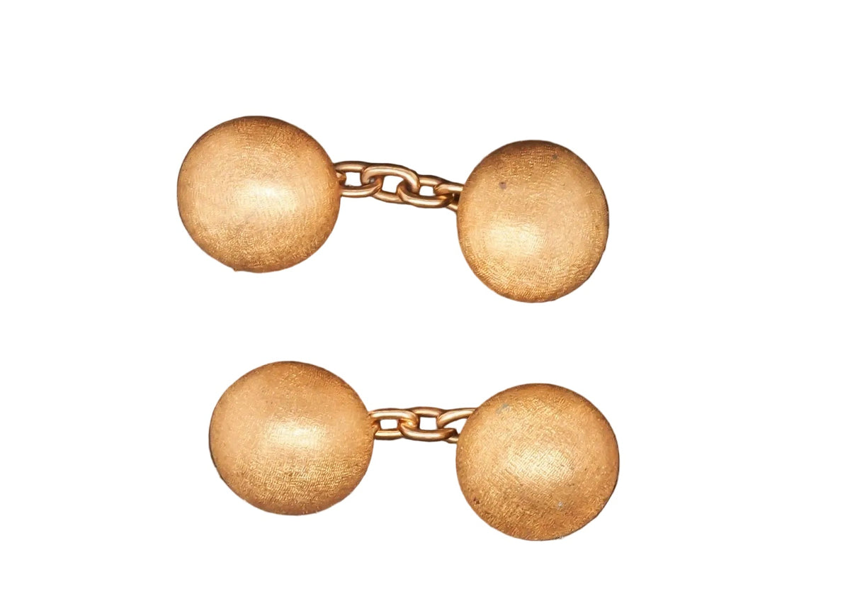 Estate Vintage MARIO BUCCELLATI 18k Yellow Gold Cufflinks - VHK#88c