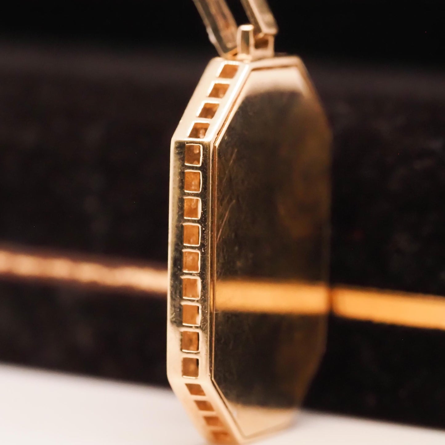 14K Yellow Gold Scorpion Diamond Pendant - VHK#711