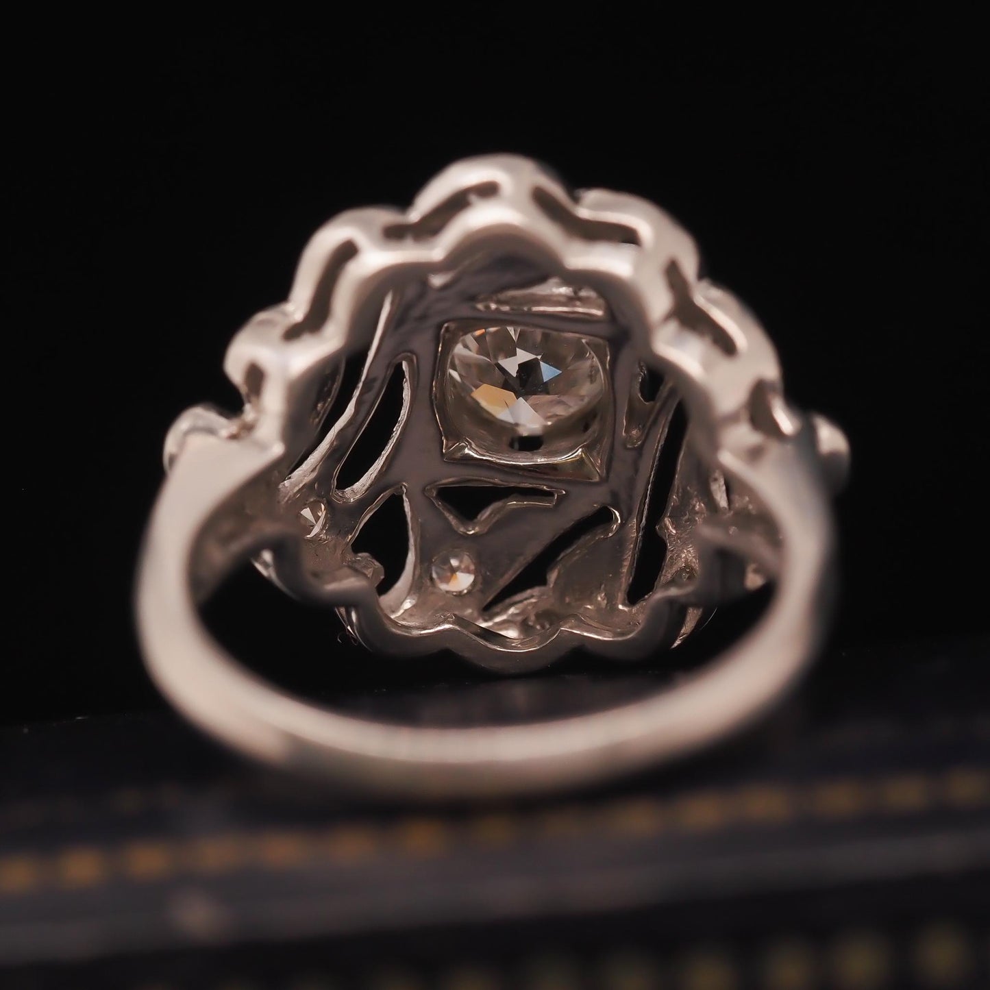 Circa 1920s Platinum .50ct Old European Diamond Engagement Ring - VHK#733
