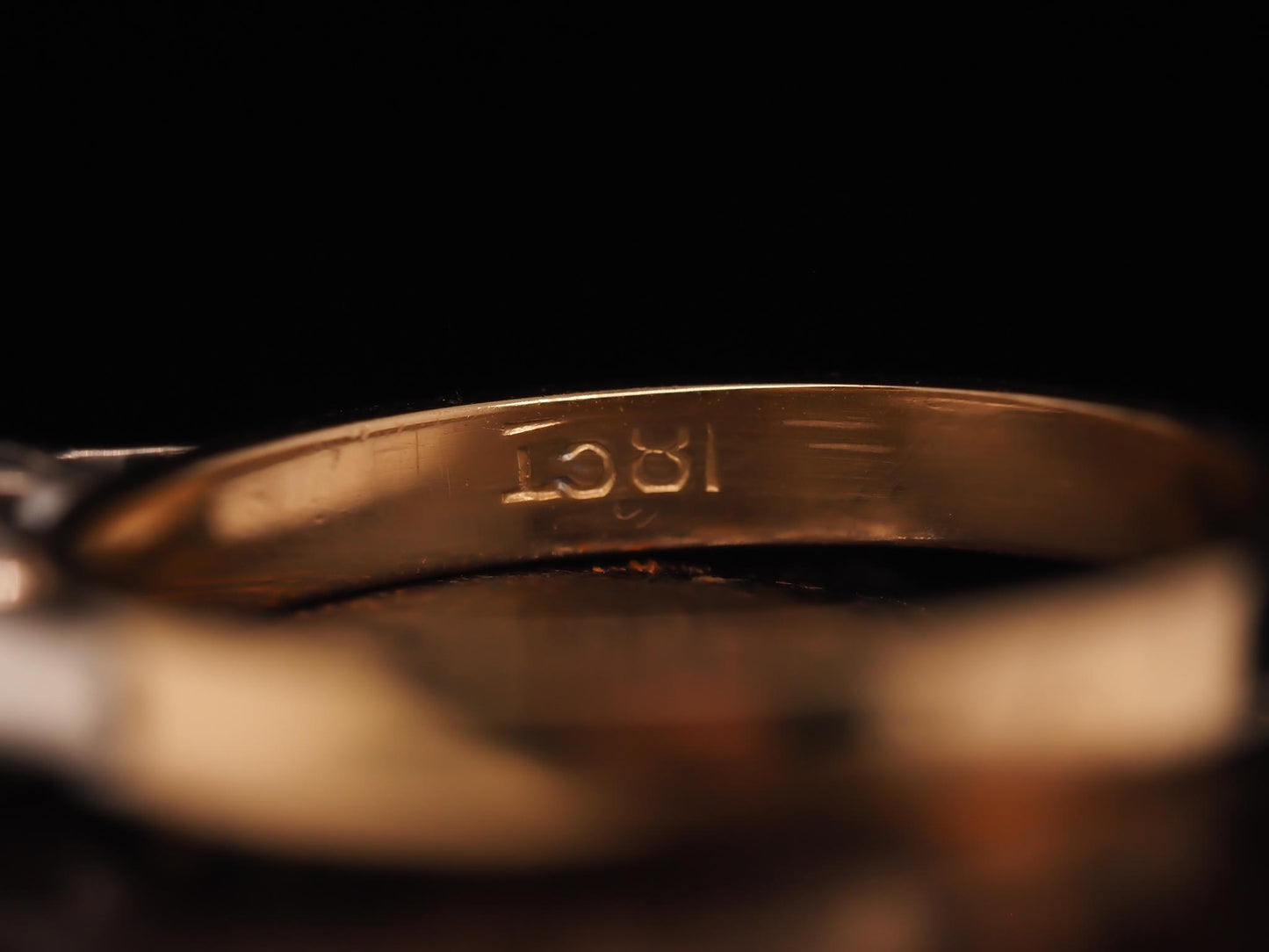 Edwardian 1900s 14K Yellow Gold Two Stone Old Mine Diamond Ring - VHK#603b