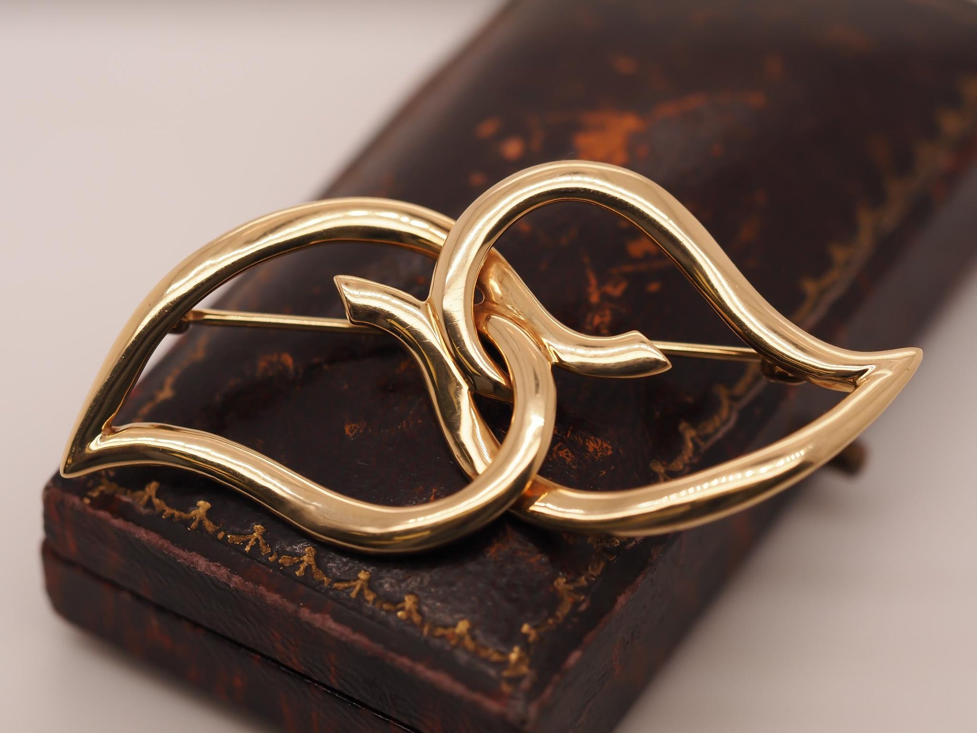 Circa 1987 18K Yellow Gold Tiffany & Co. Brooch Pin