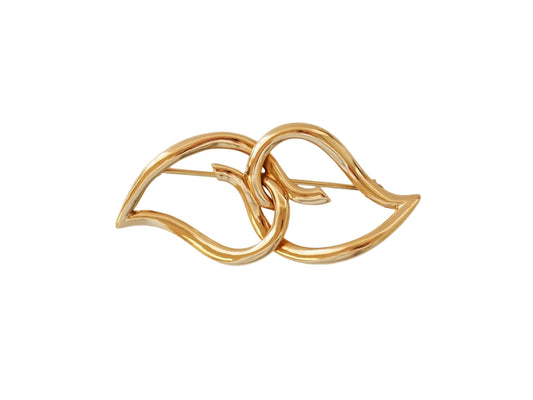 Circa 1987 18K Yellow Gold Tiffany & Co. Brooch Pin