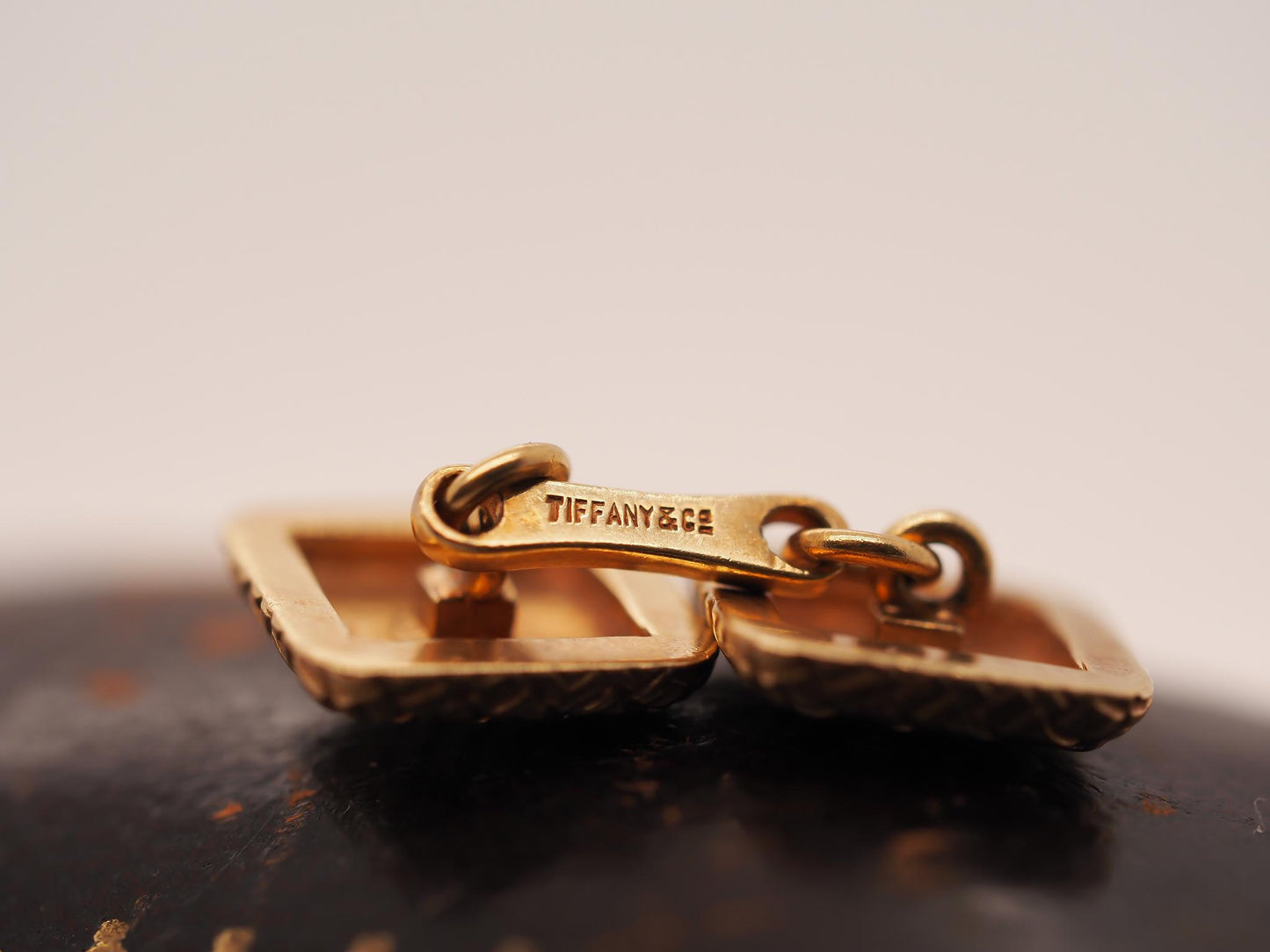 1940s 18k Yellow Gold Tiffany & Co Cufflinks