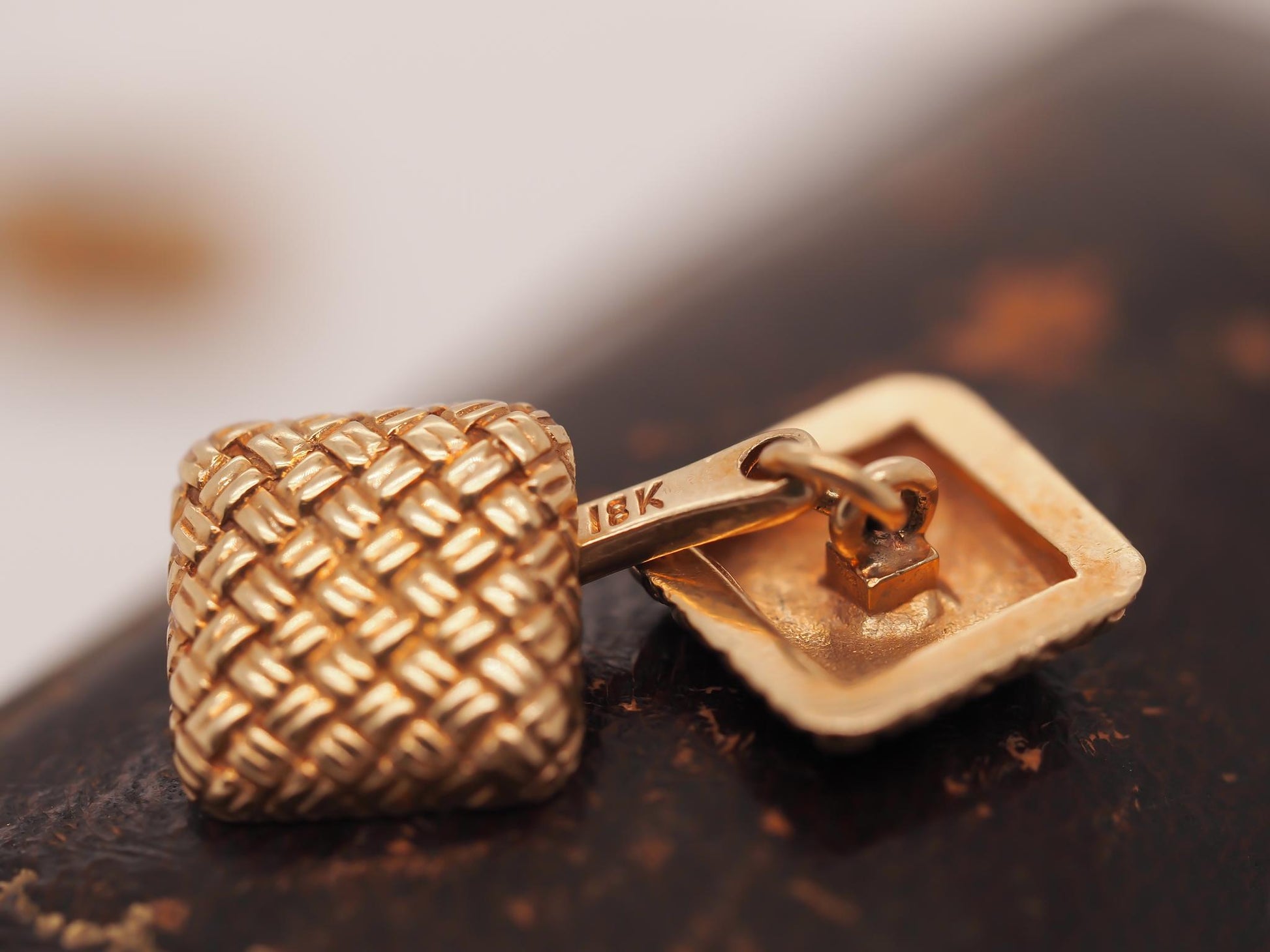 1940s 18k Yellow Gold Tiffany & Co Cufflinks