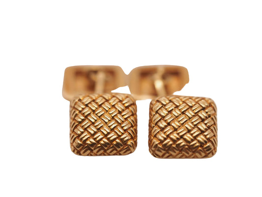 1940s 18k Yellow Gold Tiffany & Co Cufflinks