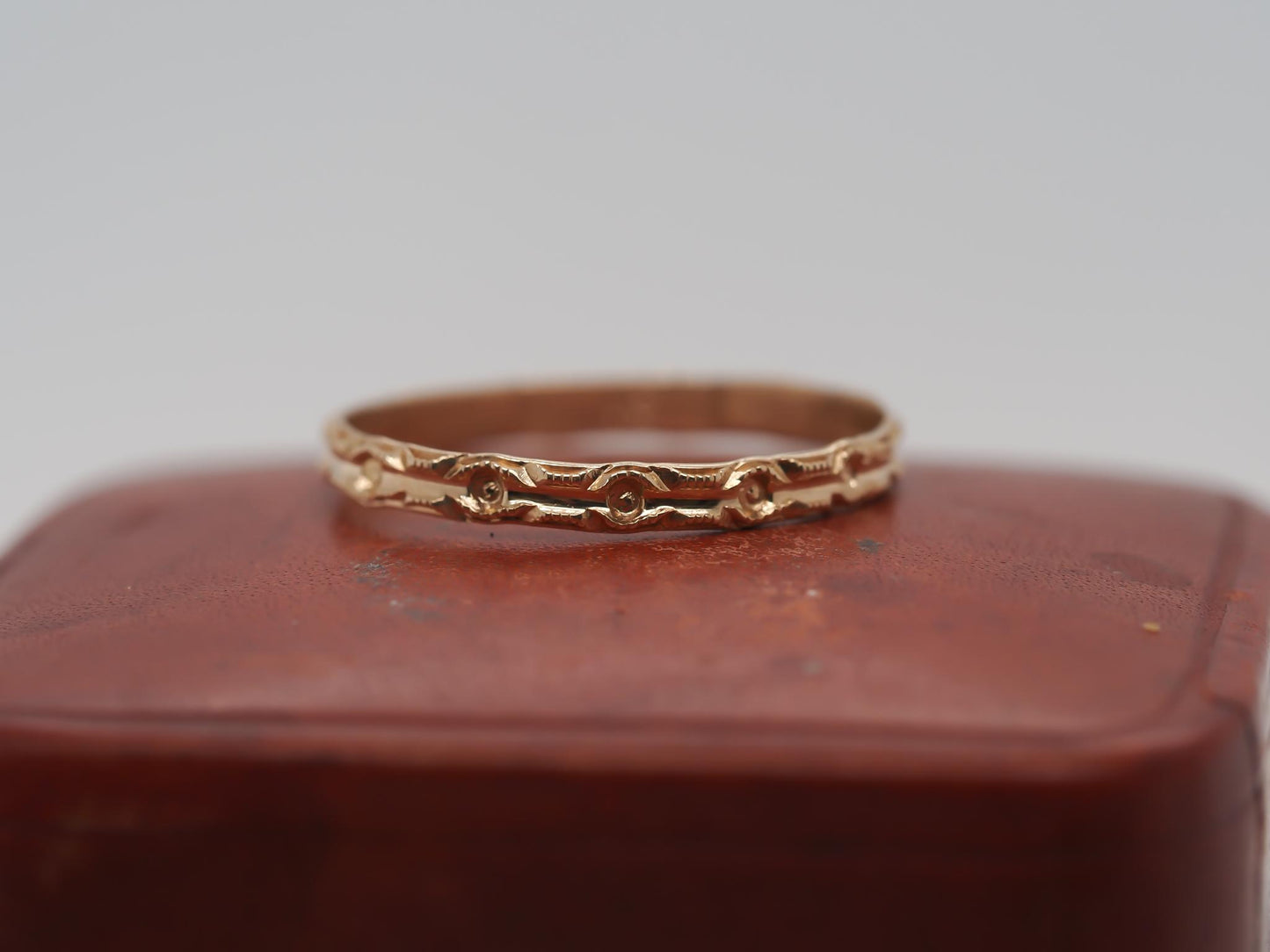 Circa 1920s Yellow Gold Wedding Band
