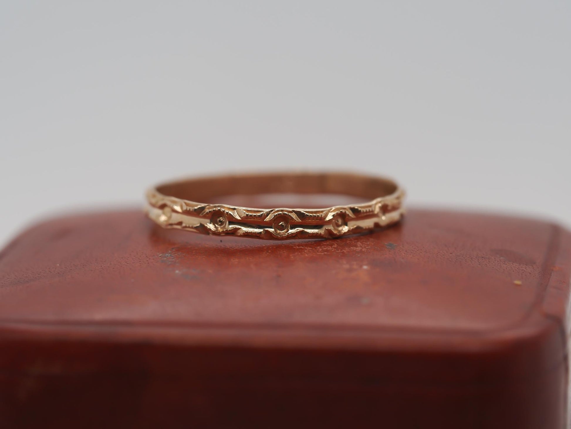 Circa 1920s Yellow Gold Wedding Band