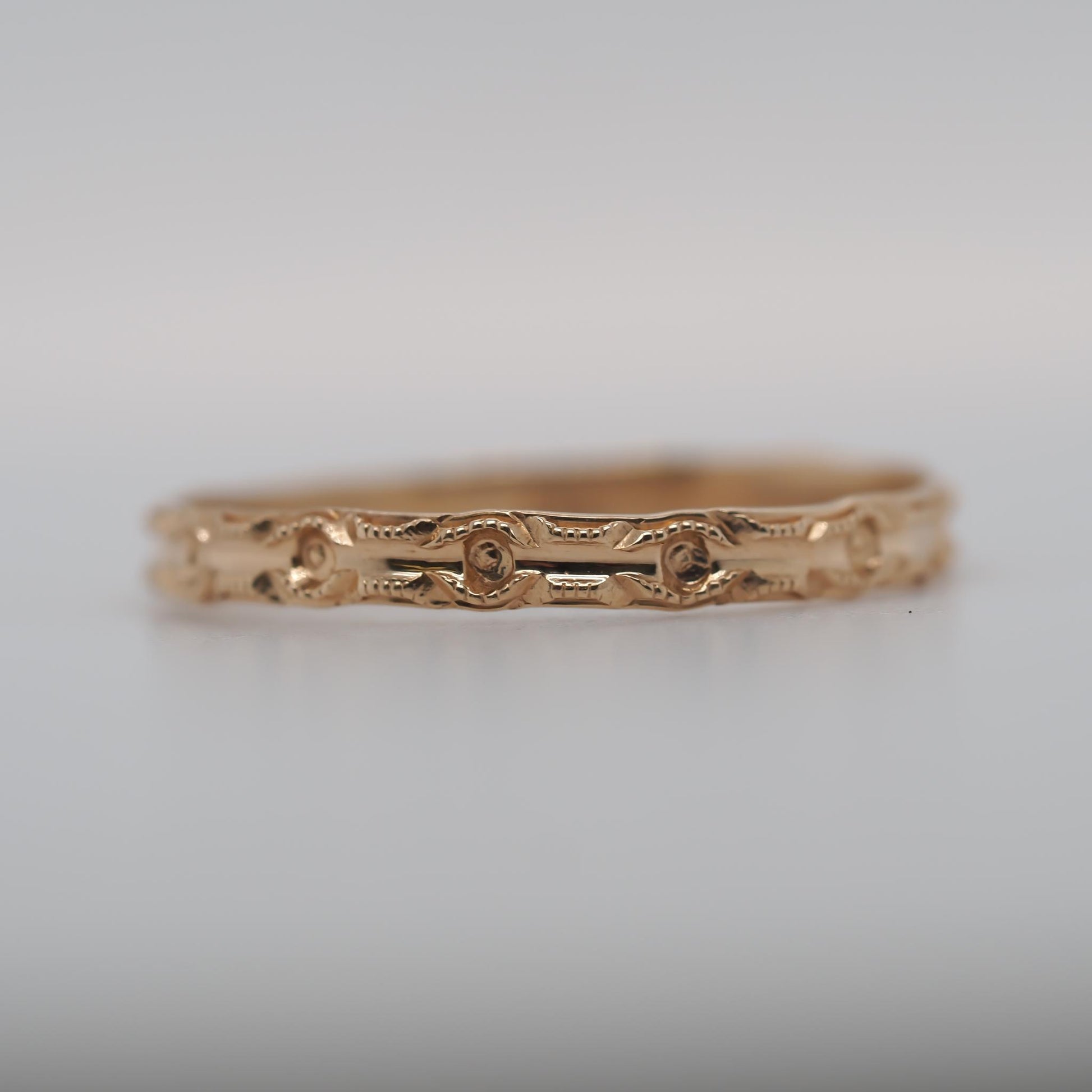 Circa 1920s Yellow Gold Wedding Band