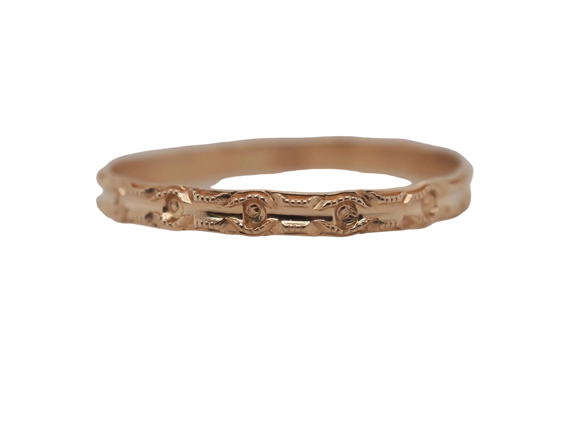 Circa 1920s Yellow Gold Wedding Band