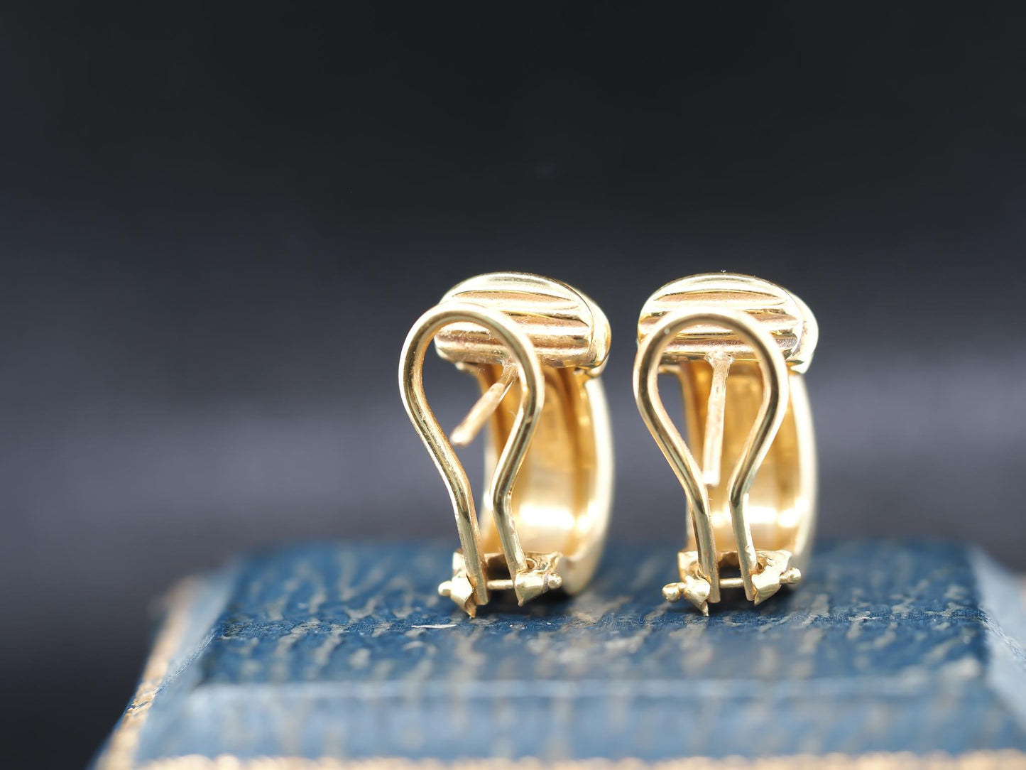 18K Yellow Gold Tiffany & Co. Earrings Circa 1995 - VHK#779