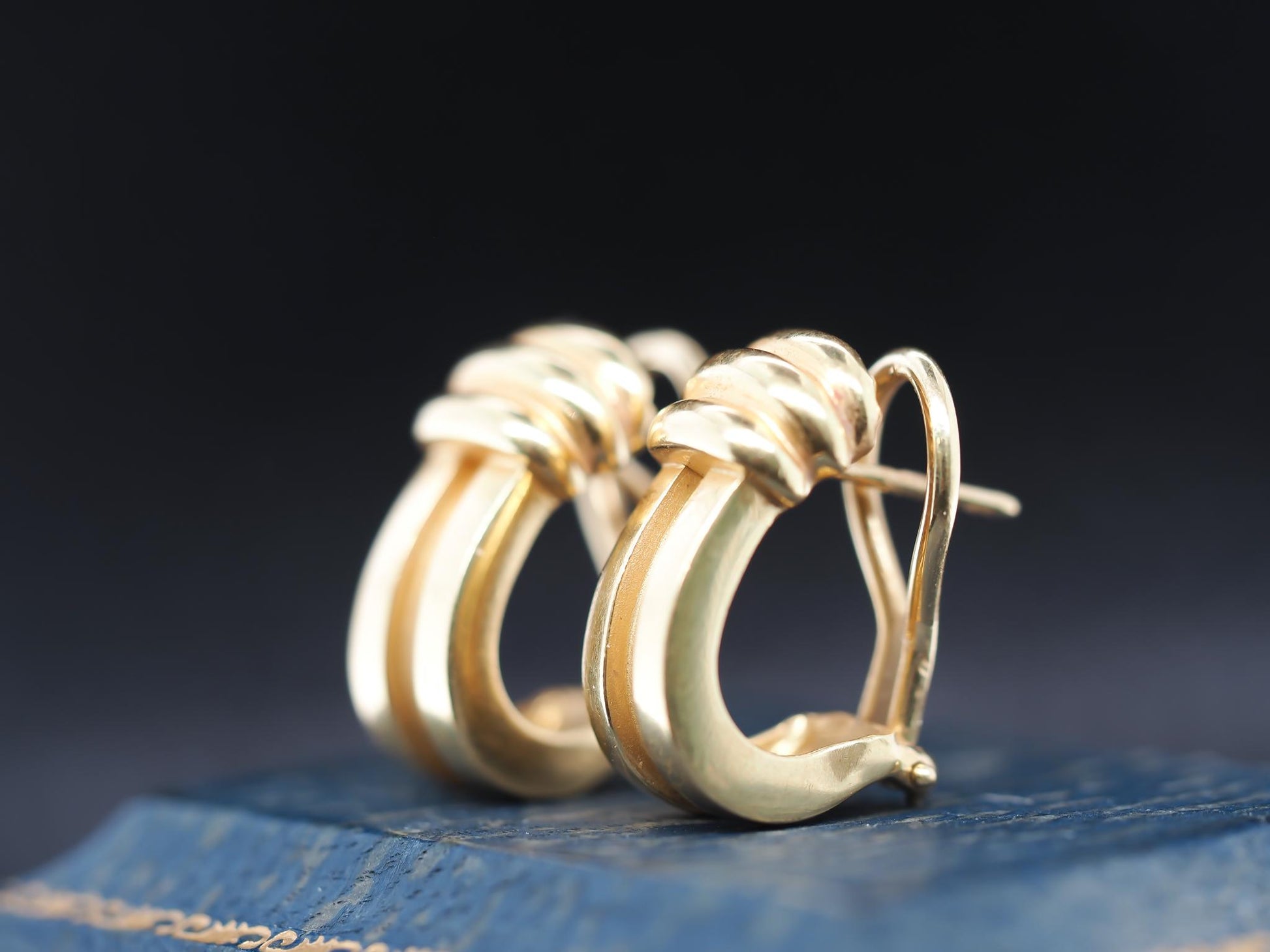 18K Yellow Gold Tiffany & Co. Earrings Circa 1995 - VHK#779