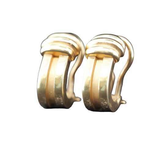 18K Yellow Gold Tiffany & Co. Earrings Circa 1995 - VHK#779
