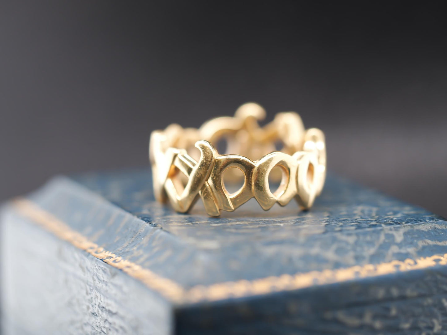 18K Yellow Gold “XXOO” Paloma Picasso Tiffany and Co Ring - VHK#782