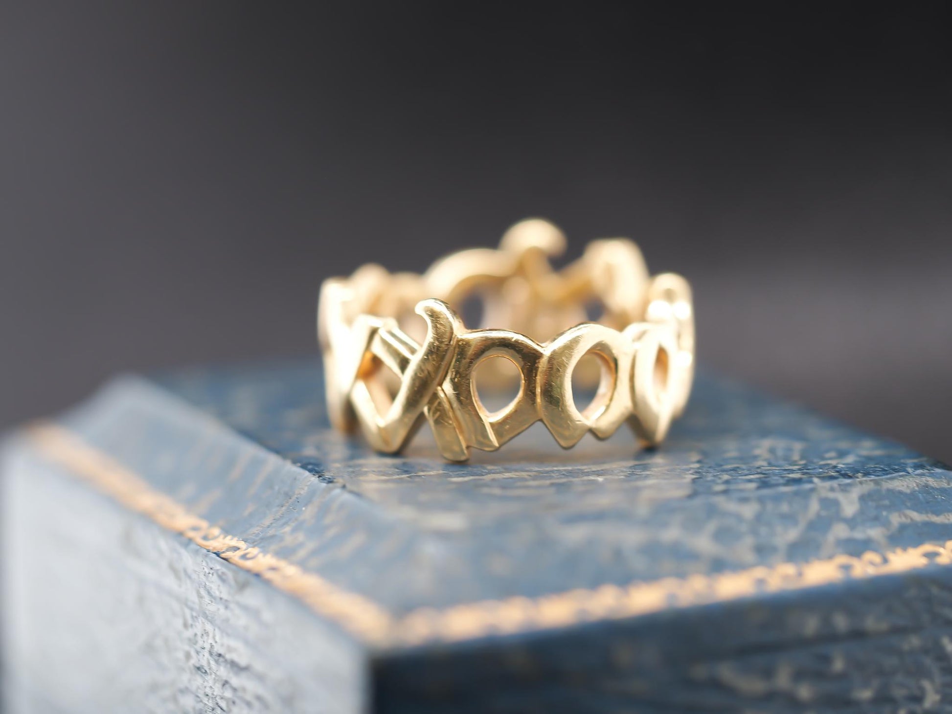 18K Yellow Gold “XXOO” Paloma Picasso Tiffany and Co Ring - VHK#782