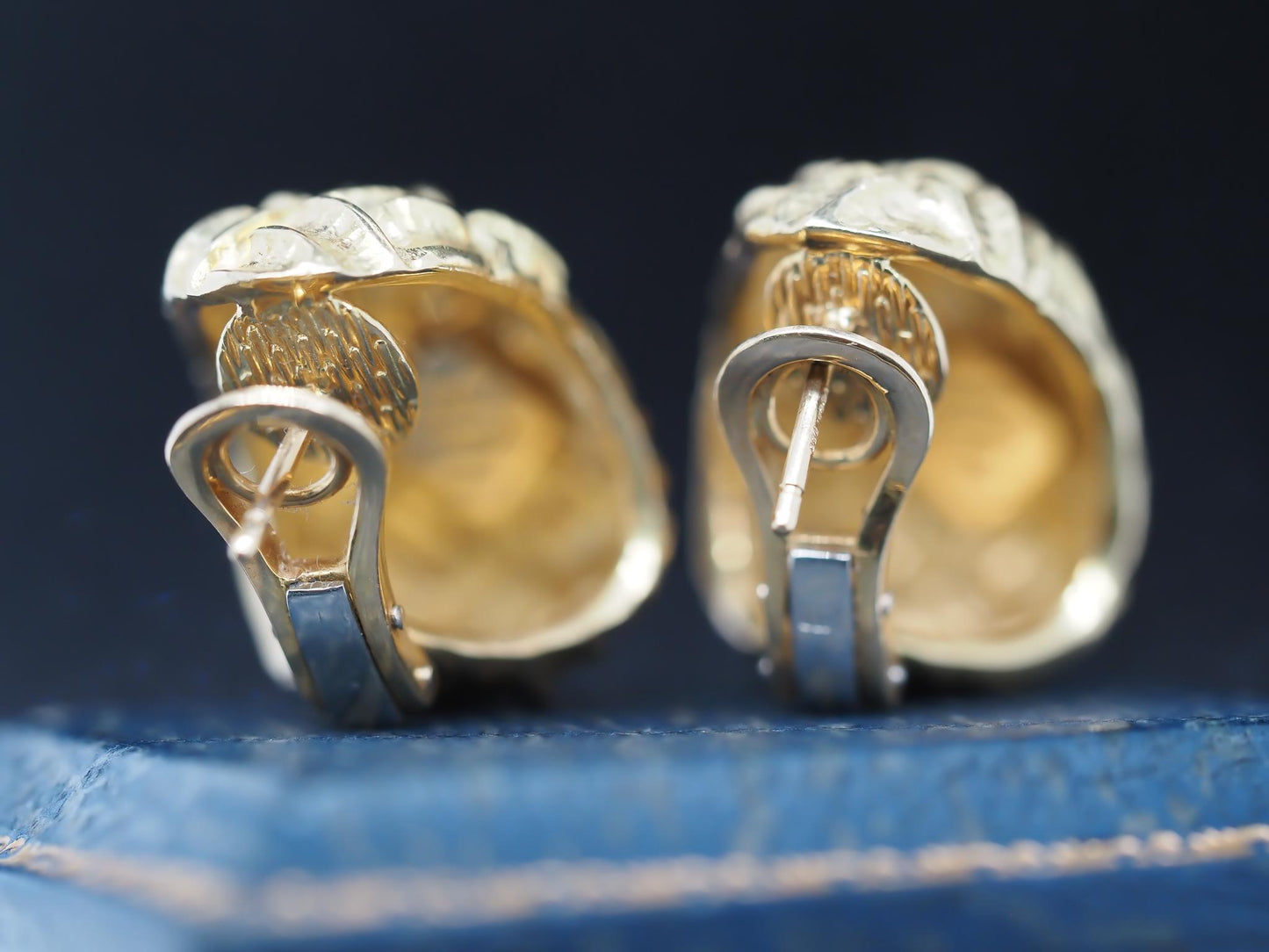 18K Yellow Gold Tiffany & Co Large Size Earrings