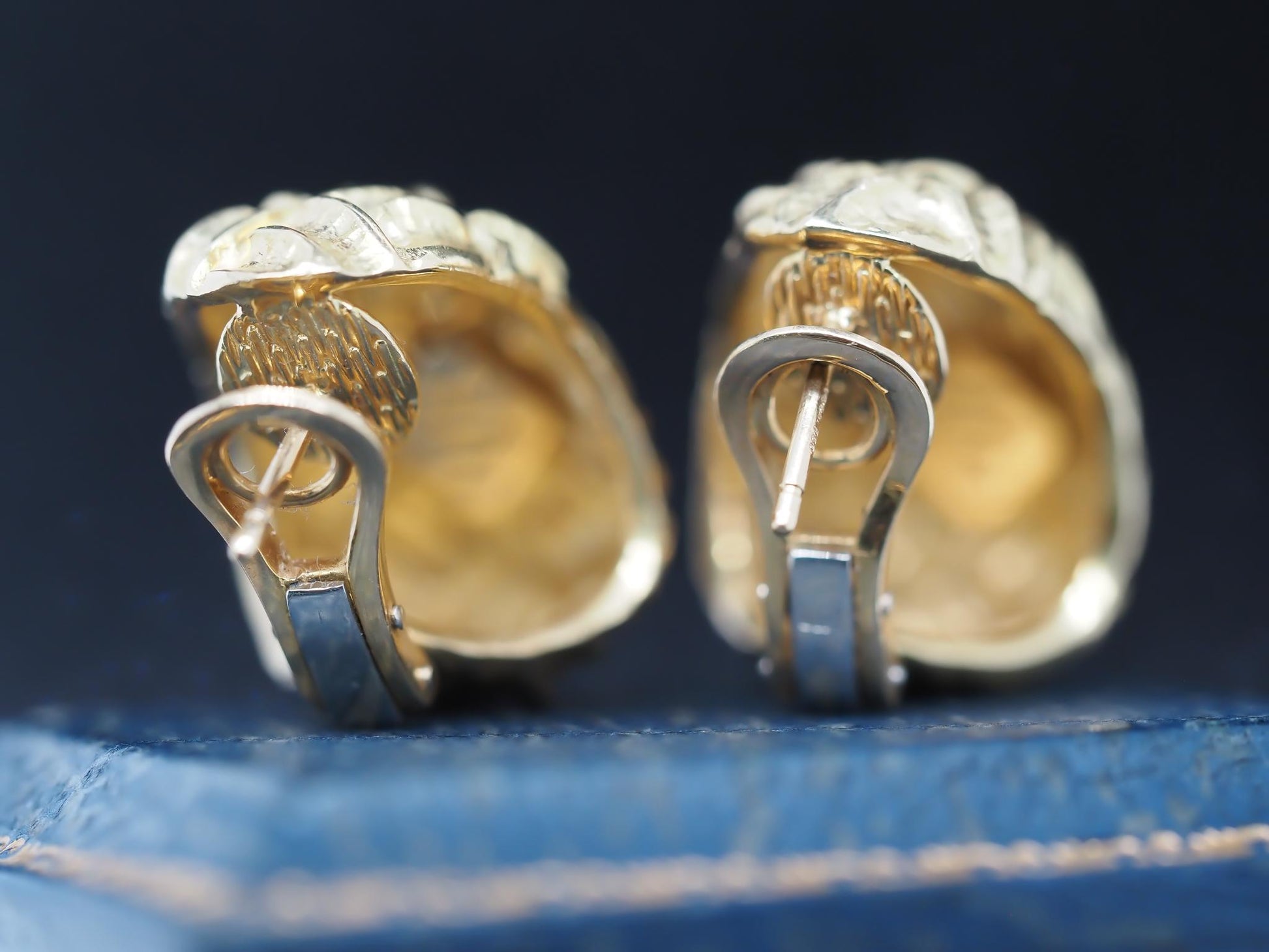 18K Yellow Gold Tiffany & Co Large Size Earrings