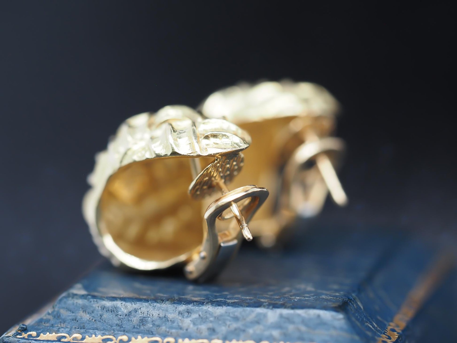 18K Yellow Gold Tiffany & Co Large Size Earrings