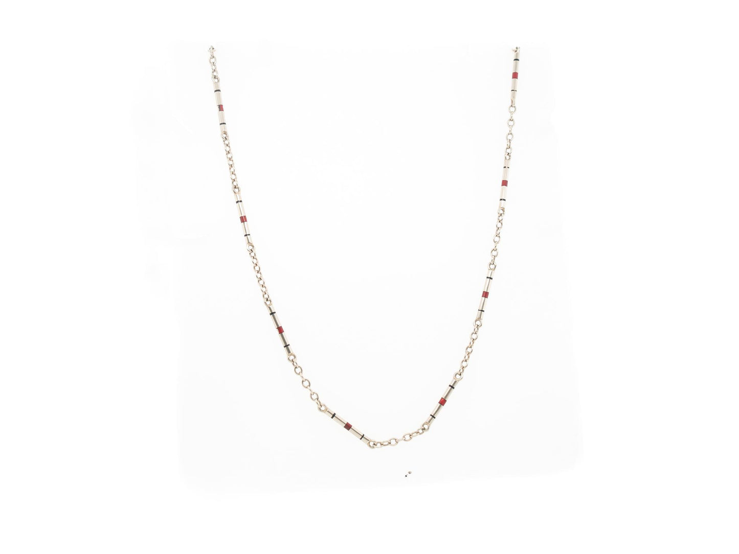 Circa 1920s 14K White Gold Antique Chain - VHK#830