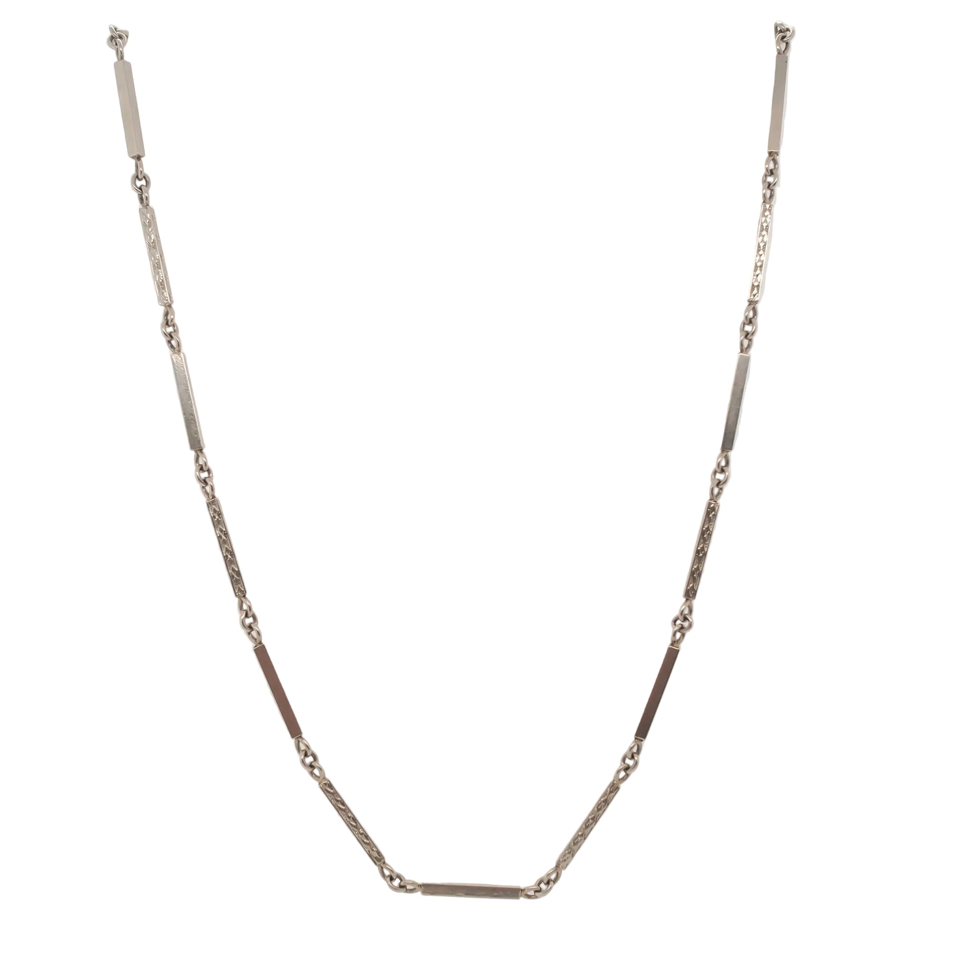 Circa 1920s Antique Chain with Stations 13.5 inch