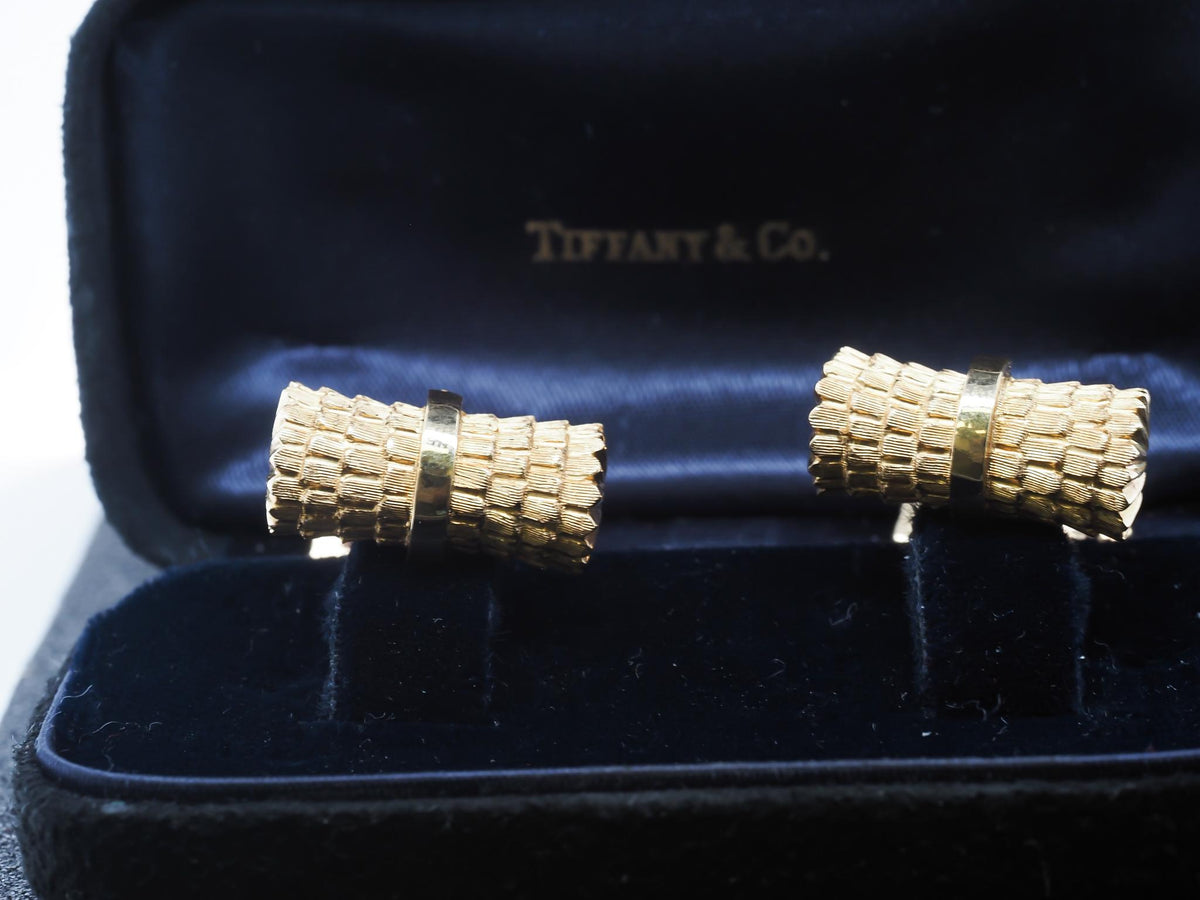 Vintage 18K Yellow Gold Tiffany & Co. Cufflinks