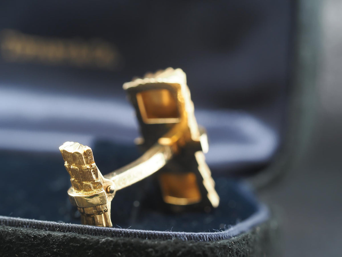 Vintage 18K Yellow Gold Tiffany & Co. Cufflinks