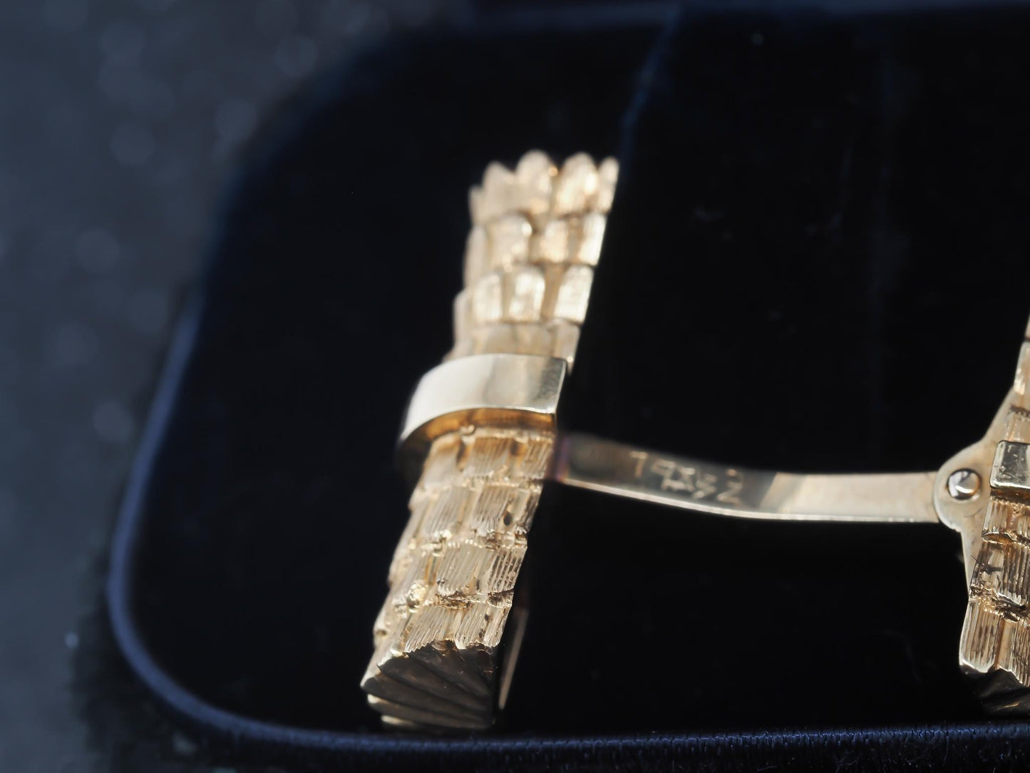 Vintage 18K Yellow Gold Tiffany & Co. Cufflinks